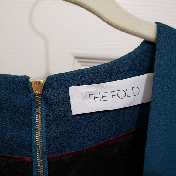 The Fold London Wool Crepe Sheath Dress Size UK 10 - Picture 8 of 12